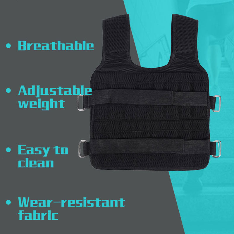 KnuRoot Anywhere! Black Weighted Vest!