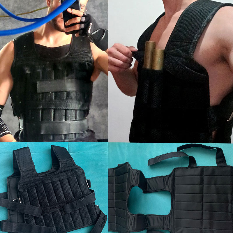 KnuRoot Anywhere! Black Weighted Vest!