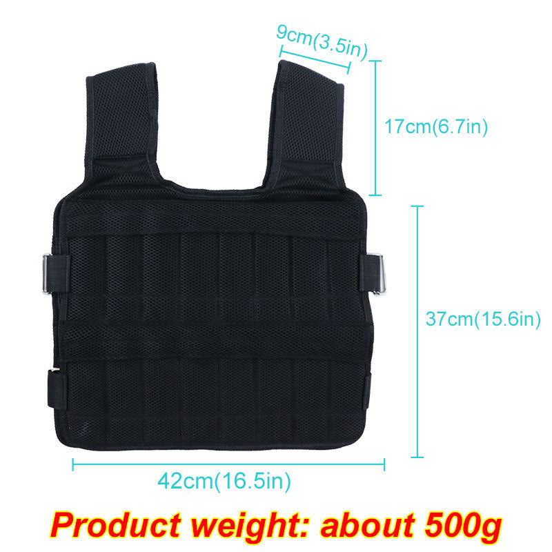 KnuRoot Anywhere! Black Weighted Vest!