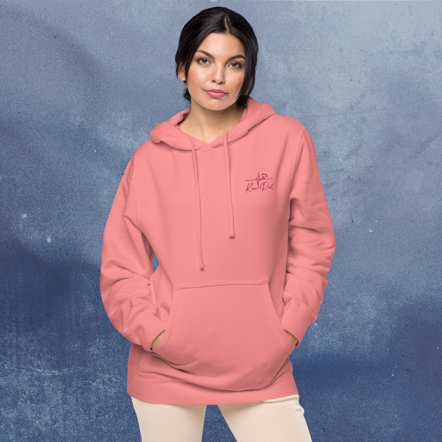 KnuRoot Run! Women's Pink Premium Hoodie